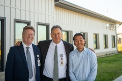 Dr. Diehl, Jerry Morasko, and Dr. Ogg
